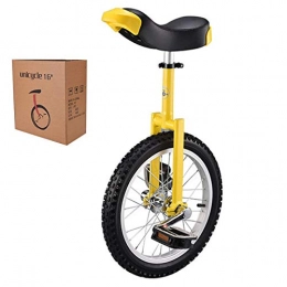 rgbh Bicicleta rgbh Monociclo Entrenador, Unicycle Altura Ajustable Skidproof Mountain Tire Balance Ciclismo Ejercicio Bicicletas para Principiantes / Profesionales / Niños / Adultos Yellow- 24 Inches
