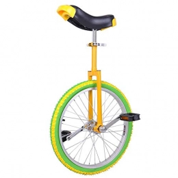 YANGMAN-L Bicicleta Rueda monociclo, de alta resistencia acero de manganeso Tenedor asiento ajustable Ruedas de aleación de aluminio de la hebilla antideslizante para ciclo al aire libre Deportes de fitness, 18 inch