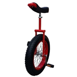 SSZY Bicicleta SSZY Monociclo Monociclos Rojos para Adultos de 24 Pulgadas, Niños (15 / 16 / 17 / 18 Años) Neumático de Montaña Rueda de 20 Pulgadas Equilibrio Al Aire Libre Ciclismo, Neumático a Prueba de Fugas