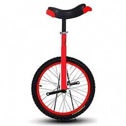 TTRY&ZHANG Bicicleta TTRY&ZHANG Child Red Unicycles con 16 / 18 '' Rueda, 20 '' Principiante One Wheel Bike para Profesionales / Unisex (hasta 150kg), Deportes al Aire Libre Ejercicio Fitness (Size : 18INCH Wheel)