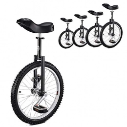 TTRY&ZHANG Bicicleta TTRY&ZHANG Unichicle for Kids 20 Pulgadas Negro, Adultos / Principiantes / Masculino Adolescente 24 / 18 / 16 Pulgadas Unicycles, Edad 12-17 años, Fun Balance Balance Ciclismo, (Size : 16INCH)