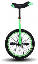 Unicycles Bicicleta Unicycles para Adultos, niños, Unisex Balance Ajustable 16 / 18" / 20 Pulgadas Green Balance Ejercicio Fun Bike Fitness para niños / para Adultos, Mejor Regalo de cumpleaños