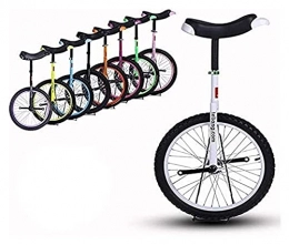 Unicycles Monociclo Unicycles para niños para adultos, bicicleta de equilibrio uniciclo unisex con pedales antideslizantes, 20 pulgadas, edades de 10 años de edad, para niños grandes y principiantes cuya altura 140-170 c