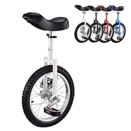 WYFX Bicicleta WYFX 16 & # 34; Monociclo de Entrenamiento para Principiantes para niños, Altura Ajustable Antideslizante Butyl Mountain Tire Balance Ciclismo Bicicleta estática, Soporte de Carga 150 kg (Color: