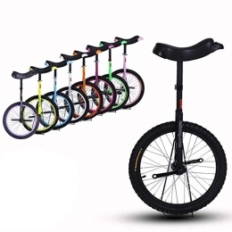 WYFX Bicicleta WYFX Excelente Bicicleta de Equilibrio Monociclo para Personas Altas de 175-190 cm, Unisex de Alta Resistencia para Adultos, niños Grandes de 24 & # 34; Monociclo, Carga 300 Libras (Color: Negro,