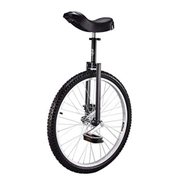 WYFX Bicicleta WYFX Negro 24 & # 34; / 20 & # 34; / 18 & # 34; / 16 & # 34; Monociclo de Ruedas para niños / Adultos, Bicicletas de Ciclismo de Equilibrio con Asiento Ajustable y Pedal Antideslizante, a Partir