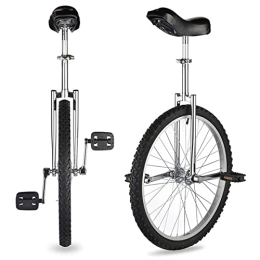 ybaymy Monociclo ybaymy 20 pulgadas rueda monociclo adulto equilibrio ajustable ciclismo ejercicio entrenador para principiante adolescente ciclismo deportes al aire libre