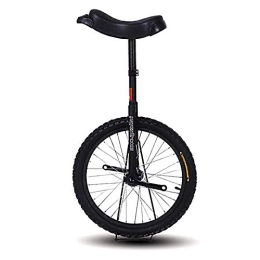 YQG Bicicleta YQG Monociclo Adulto Extra Grande de 24 Pulgadas para Personas Altas de 160-190 cm (63"-77"), Marco de Acero Resistente y llanta de aleación de Color Negro