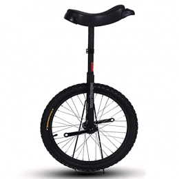 ywewsq Monociclo ywewsq Grande 24 '' para Adultos / niños Grandes / Hombres Adolescentes, Bicicleta Ajustable de una Rueda para los Mejores Profesionales, Carga 150 kg (Color: Negro)