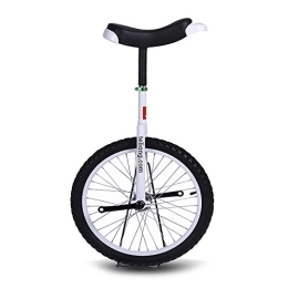 ZLI Bicicleta ZLI Monociclo Monociclos Blancos - para Niños Adolescentes de 120-175cm Más de Altura, Uniciclo de Rueda de 24in / 20in / 18in / 16in con Borde y Pedal de Aleación Antideslizantes (Size : 16 Inch)