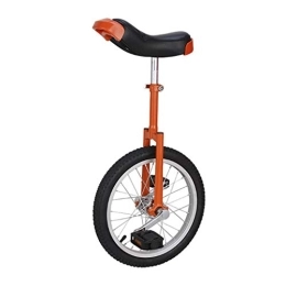 ZSH-dlc Bicicleta ZSH-dlc Monociclo 16 Pulgadas Individual Redonda Infantil Adulto Ajustable Altura Balance Ciclismo Ejercicio Naranja
