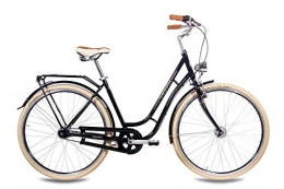 CHRISSON Paseo 28pulgadas Vintage City Bike Bicicleta bicicleta CHRISSON N Lady con 7g Shimano Nexus Negro