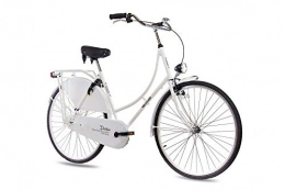 KCP Bicicleta 71.12 cm aduanas vendimia hollandrad cityrad KCP deritus con 1 engranaje y retirada de colour blanco