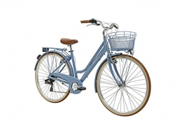 Adriatica Bicicleta Adriatica - Bicicleta de ciudad para mujer de 28 pulgadas 'Sity Retro Lady', azul