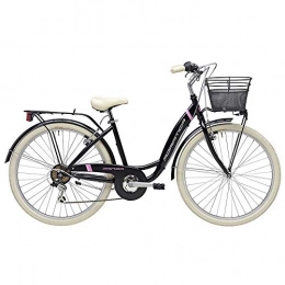 Adriatica Bicicleta Adriatica - Bicicleta de Mujer Panda 26" Shimano 6V Negra