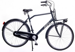 amiGO Bicicleta Amigo Forest - Bicicleta de Ciudad de 28 Pulgadas para Hombres - con 3 Velocidades, con V-Brake, Freno de Retroceso, portaequipajes Delantero, iluminación y estándar - Antracita