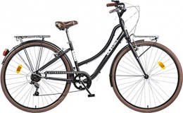 Aurelia Paseo Aurelia 1028STD Street Bike - Bicicleta para Mujer, 28 Pulgadas, Negro / marrón, Multicolor