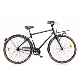 Aurelia Bicicleta aurelia 1028SU - Bicicleta para Hombre, 28 Pulgadas, sin Cambio Deportivo, Color Negro, 3