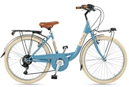 Velomarche Bicicleta Bicicleta de 24 Juliy Lady 6 V Via Veneto Azul Mama no Mama