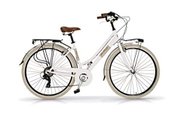 Via Paseo Bicicleta de 28 pulgadas para mujer Elegance Via Veneto 6 V aluminio blanco helado