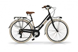 Via Bicicleta Bicicleta de 28 pulgadas para mujer Elegance Via Veneto 6 V aluminio negro PDC