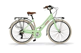Via Paseo Bicicleta de 28 pulgadas para mujer Elegance Via Veneto 6 V aluminio verde Giulietta