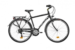 Atala Bicicleta Bicicleta de ciudad Atala Discovery S 18 velocidades color negro / blanco talla 54