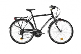 Atala Paseo Bicicleta de ciudad modelo 2021 Atala Discovery S 21 velocidades, color negro / blanco talla hombre 54