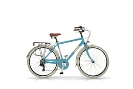 Velomarche Paseo Bicicleta de hombre Elegance 28" 6V marco aluminio medida 50 azul