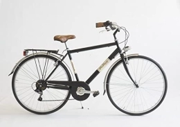 Velomarche Bicicleta Bicicleta hombre ALLURE 28" 6V marco de acero TIG medida 54 negro