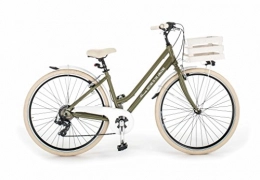 Via Veneto Bicicleta Bicicleta Milano de mujer, hecha en Italia de Via Veneto, mujer, verde oasi