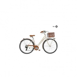 Casadei Bicicleta Casadini - Bicicleta urbana WOOD 28 para mujer, 7 V, aluminio, gris H44