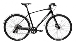 CLOOT Paseo CLOOT Bicicleta Urbana o de Paseo Tourning 700x Negra con Frenos Disco y Cambio Shimano 8V (Talla L (176-187))