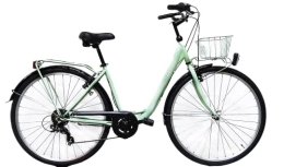 CLOOT Paseo CLOOT Bicicleta Urbana Relax 6V, Rueda 28 / 700 Verde (Talla Unica 1.59-1.83)