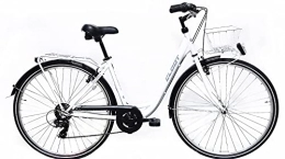 CLOOT Paseo CLOOT Bicicletas de Paseo Relax 6v, Rueda 28 / 700 Blanca (Talla Única 1.59-1.83)