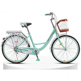 Comfort BikesAround The - Bicicleta de crucero para mujer, 24 pulgadas/26 pulgadas con estante trasero, E