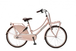 POPAL Bicicleta Daily Dutch Basic+ 24 Zoll 42 cm Mädchen 3G Rücktrittbremse Lachsfarben