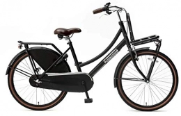 POPAL Bicicleta Daily Dutch Basic+ 24 Zoll 42 cm Mädchen 3G Rücktrittbremse Mattschwarz