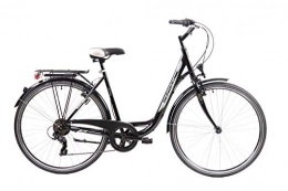 F.lli Schiano Bicicleta F.lli Schiano EleganceS Bicicleta de Ciudad, Mujer, Negro, 28