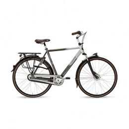 Gazelle Bicicleta Gazelle Arroyo C8 - Bicicleta de ciudad para hombre, 8 velocidades, color negro, tamaño 61 cm, tamaño de rueda 28.0