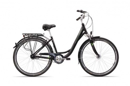 Hawk Bicicleta Hawk Bikes Green City Plus Wave – Bicicleta de mujer mujer city bike con marco de aluminio y de 3 marchas