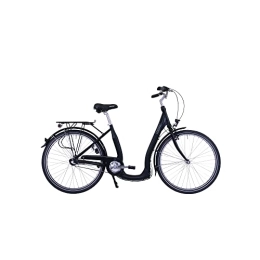 Hawk Bicicleta HAWK City Comfort Premium (negro, 26 pulgadas) 3G