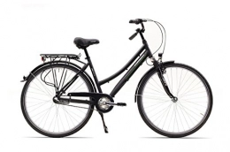 HAWK Bikes Paseo HAWK City-Trek Sport, 3-G Bicicleta, Unisex Adulto, Color Negro, 28 Pulgadas