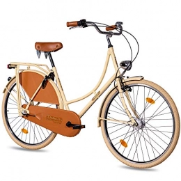 KCP Paseo KCP Deritus N3 - Bicicleta holandesa para mujer, 28 pulgadas, color crema