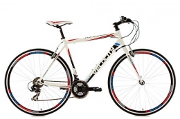 KS Cycling Bicicleta KS Cycling Velocity 120R - Bicicleta de paseo, color blanco, talla M (165-175 cm), ruedas 28", 53 cm