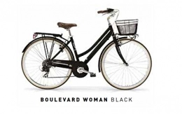 MB Bicicleta MB Boulevard 836d / 18, Bicicleta Mujer, Negro Negro A01, Talla única