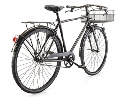 MBM Bicicleta MBM Notting Hill 28 AC 1v C / Cesto Bicicleta, Unisex Adulto, Verde A10, XX