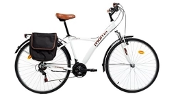 Moma Bikes Bicicleta Moma - Bicicleta Híbrida Shimano. Aluminio, 18 velocidades, Ruedas de 26", suspensión