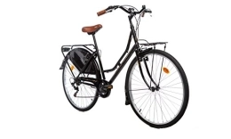 Moma Bikes Bicicleta Moma - Bicicleta Paseo Holandesa Citybike, Shimano, 6 velocidades, Ruedas de 28