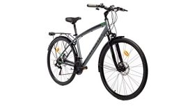 Moma Bikes Bicicleta Moma Bikes Bicicleta Trekking / Paseo TREKKING PRO M 28", Alu, SHIMANO 21V, Susp. Delant. ( Varias Tallas)